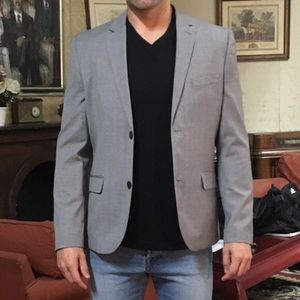 H&M MENS BLAZER LIGHT GREY
